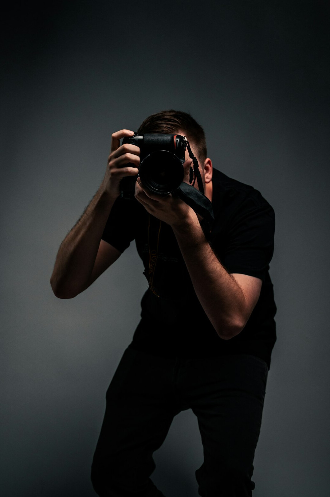 documentary photographer with camera